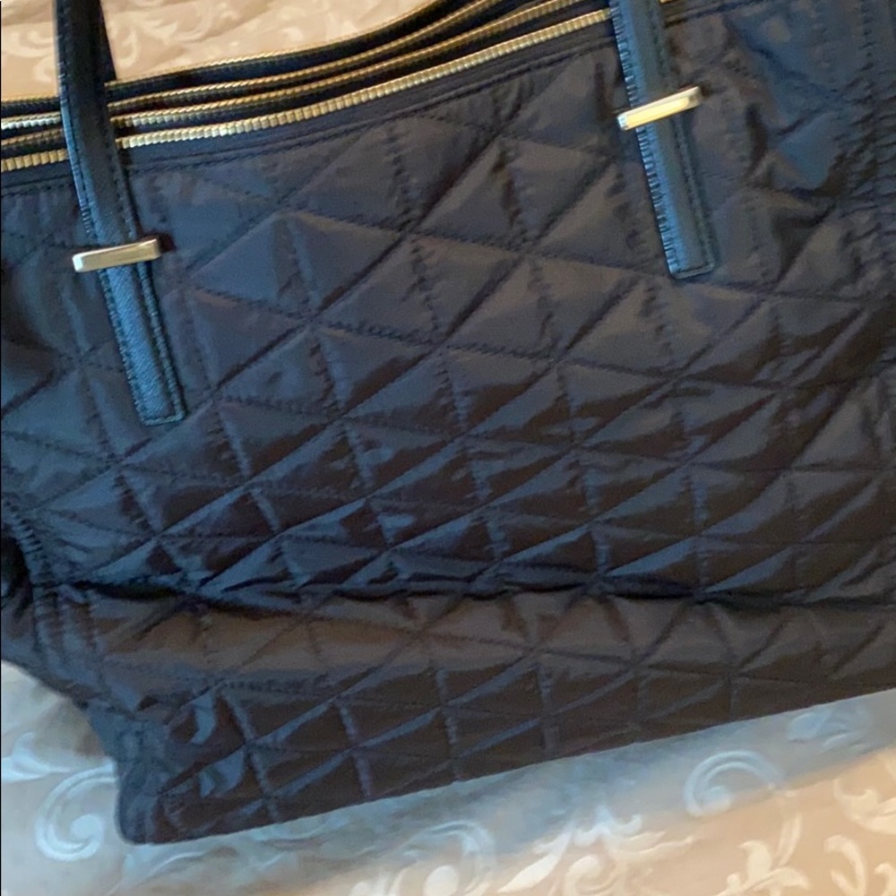 Kate Spade Double Zippered Quilted Tote - Picture 4 of 7